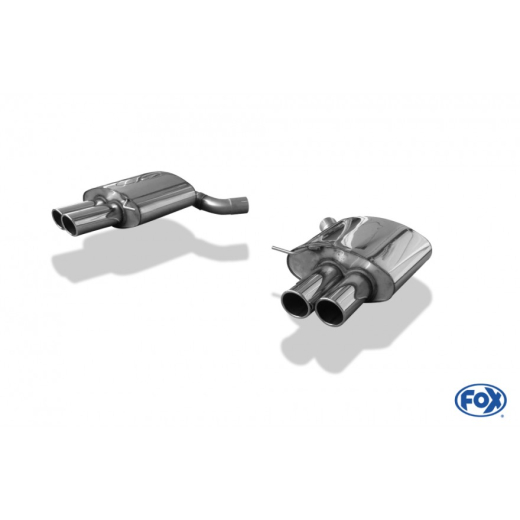 Fox Duplex-Endschalldämpfer je 2x90mm