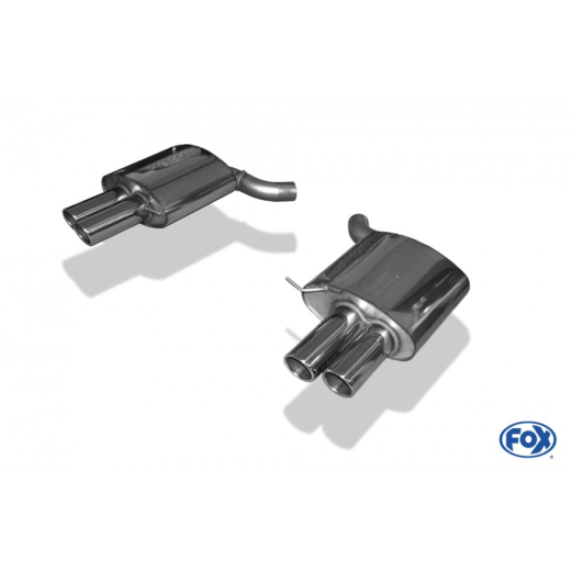Fox Duplex-Endschalldämpfer je 2x90mm