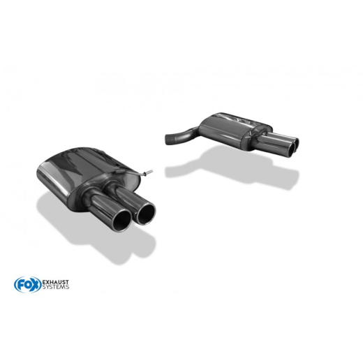 Fox Duplex-Endschalldämpfer je 2x90mm