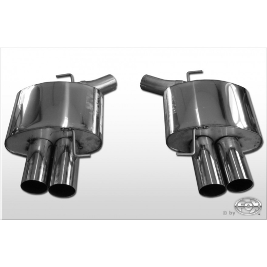 Fox Duplex-Endschalldämpfer je 2x80mm