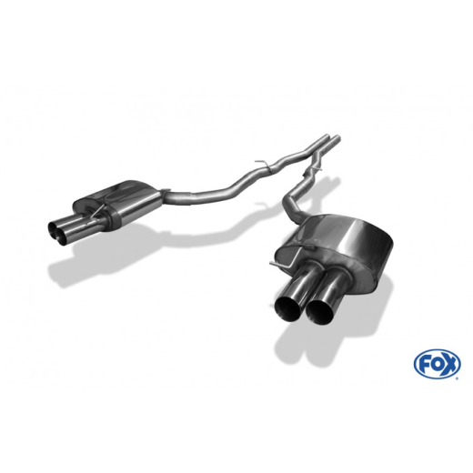 Fox Duplex-Endschalldämpfer je 2x80mm