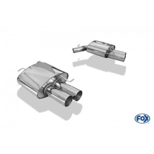Fox Duplex-Endschalldämpfer je 2x90mm