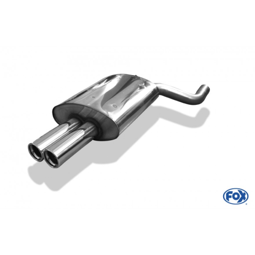 Fox Endschalldämpfer 2x76mm