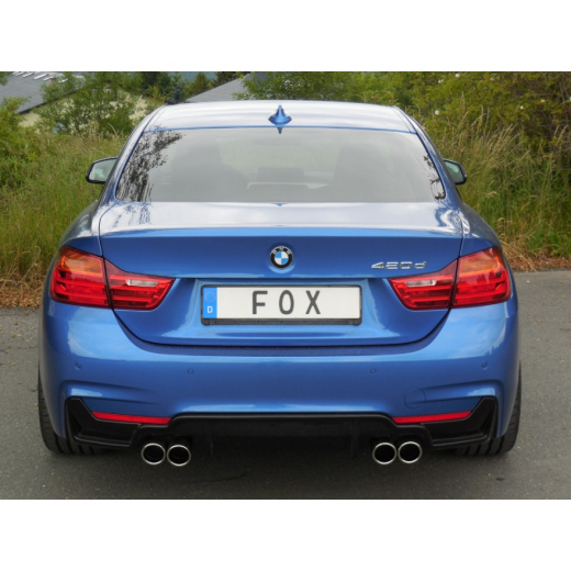 Fox Duplex-Endschalldämpfer je 2x80mm