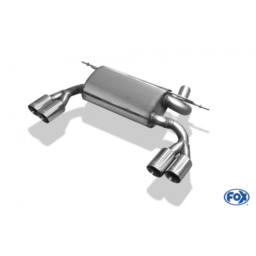 Fox Duplex-Endschalldämpfer je 2x80mm