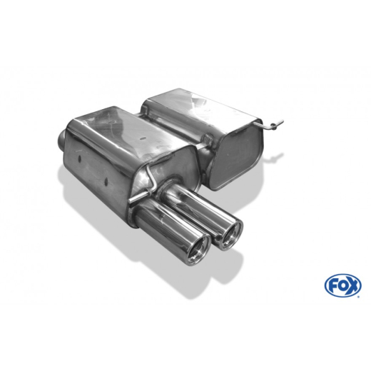 Fox Endschalldämpfer 2x76mm