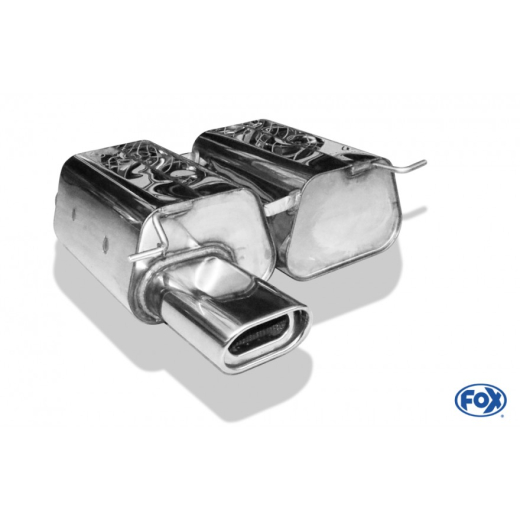 Fox Endschalldämpfer 1x135x80mm