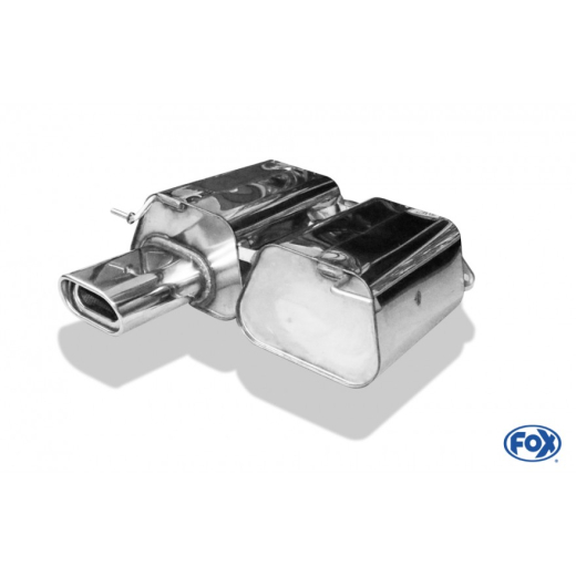 Fox Endschalldämpfer 1x135x80mm