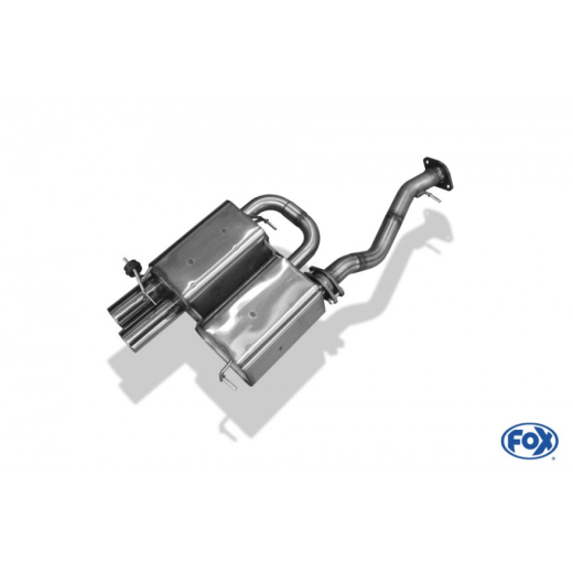 Fox Endschalldämpfer 2x80mm