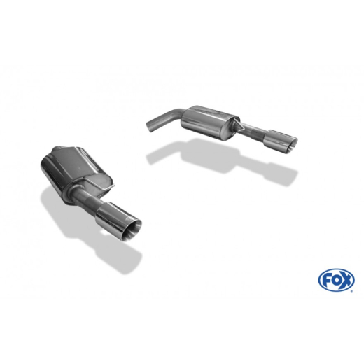 Fox Duplex-Endschalldämpfer je 90mm