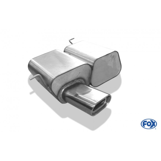 Fox Endschalldämpfer 1x135x80mm