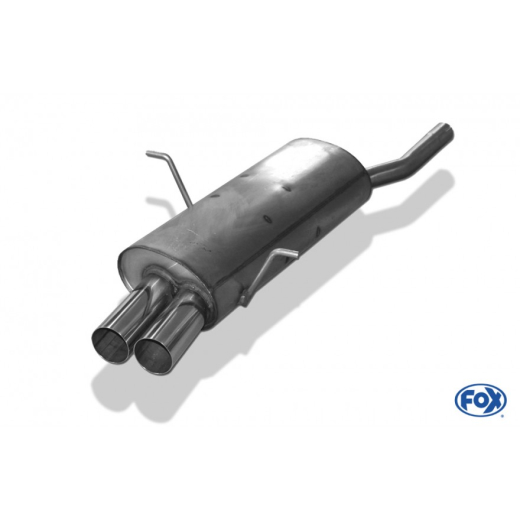 Fox Endschalldämpfer 2x76mm