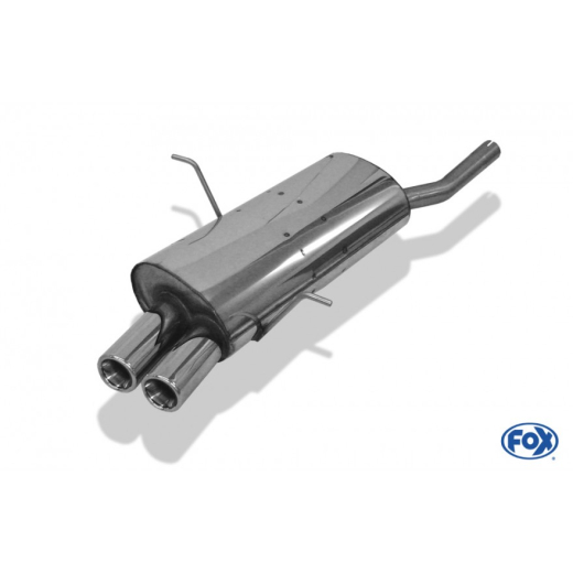 Fox Endschalldämpfer 2x76mm