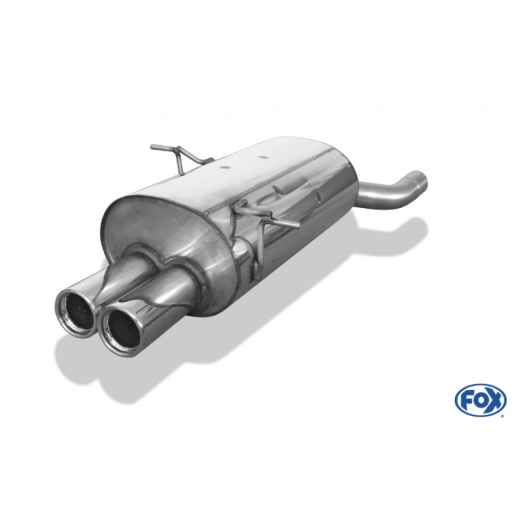 Fox Endschalldämpfer 2x76mm