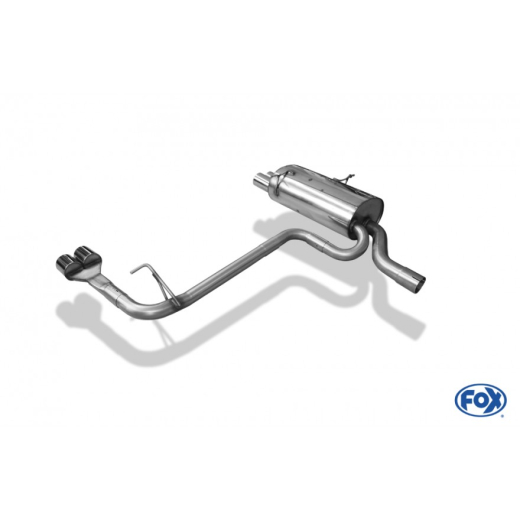 Fox Duplex-Endschalldämpfer je 2x76mm
