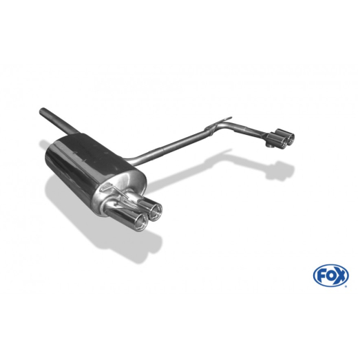 Fox Duplex-Endschalldämpfer je 2x76mm