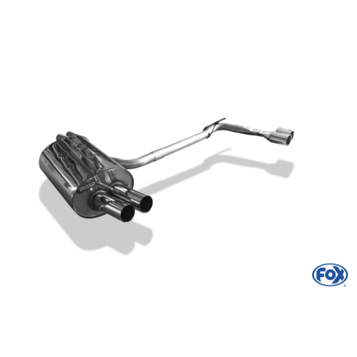 Fox Duplex-Endschalldämpfer je 2x70mm