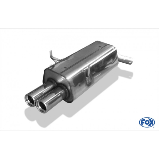 Fox Endschalldämpfer 2x76mm