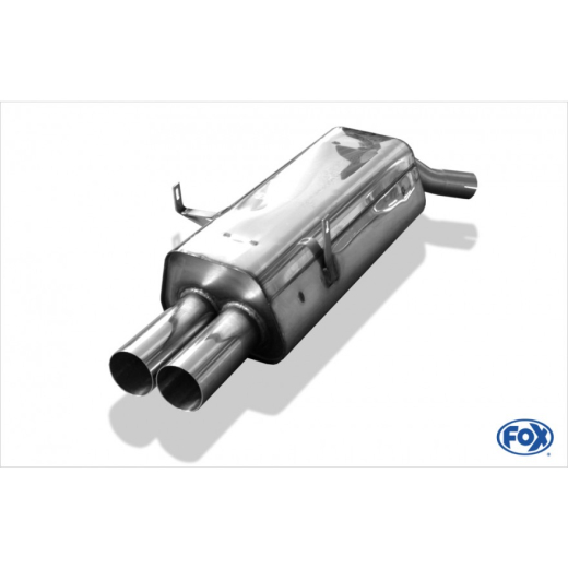 Fox Endschalldämpfer 2x76mm
