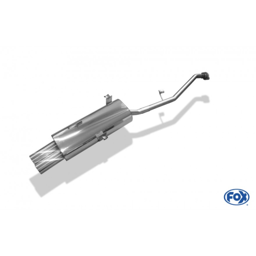 Fox Endschalldämpfer 2x76mm