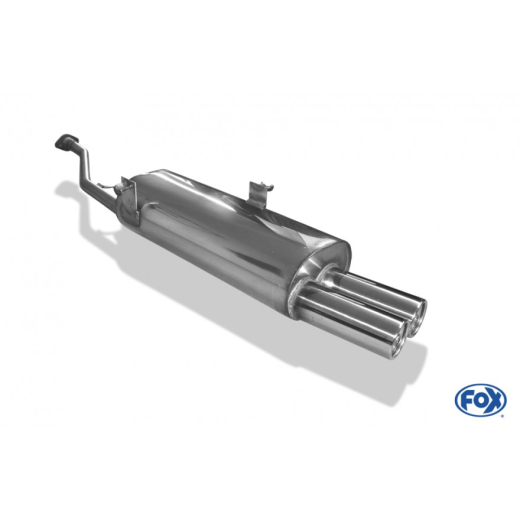 Fox Endschalldämpfer 2x76mm
