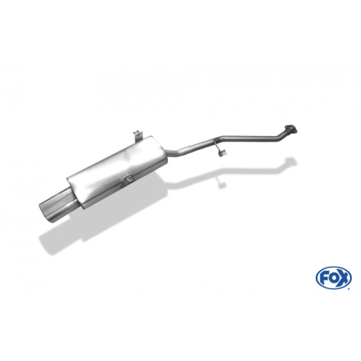Fox Endschalldämpfer 1x135x80mm