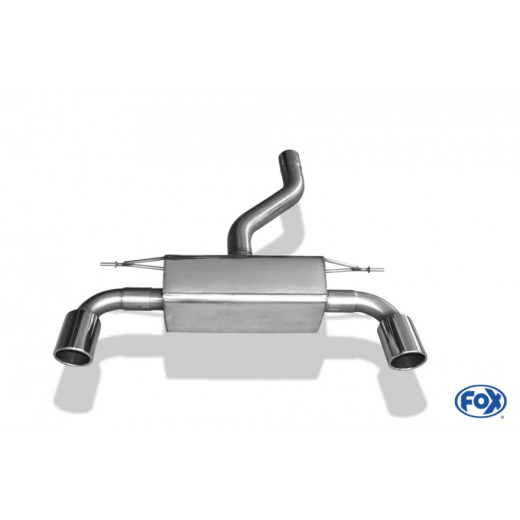 Fox Duplex-Endschalldämpfer je 1x100mm