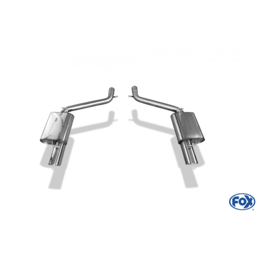Fox Duplex-Endschalldämpfer je 1x100mm