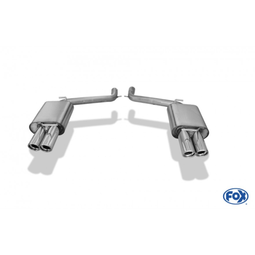 Fox Duplex-Endschalldämpfer je 2x80mm