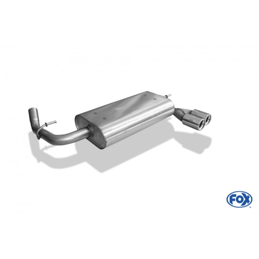 Fox Endschalldämpfer 2x76mm