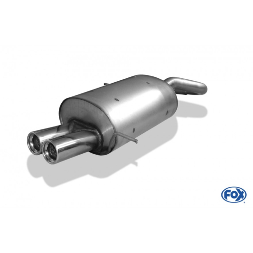 Fox Endschalldämpfer 2x76mm
