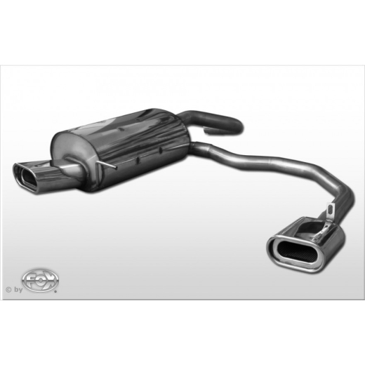 Fox Duplex-Endschalldämpfer je 135x85mm