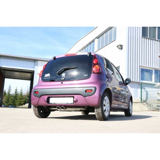 Fox Endschalldämpfer 2x86x54mm mittig