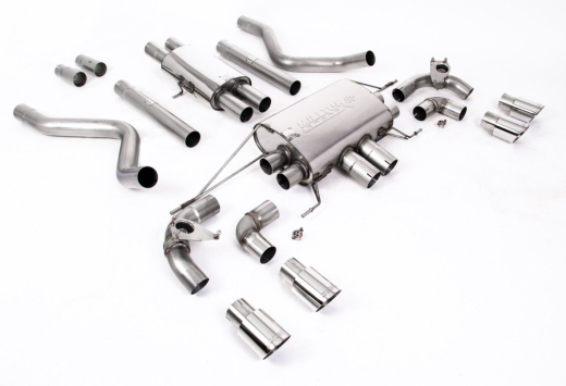 Milltek Duplex-Komplettanlage je 2x90mm GT