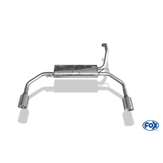 Fox Duplex-Endschalldämpfer je 1x90mm