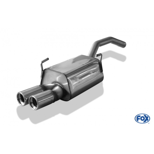 Fox Endschalldämpfer 2x80mm