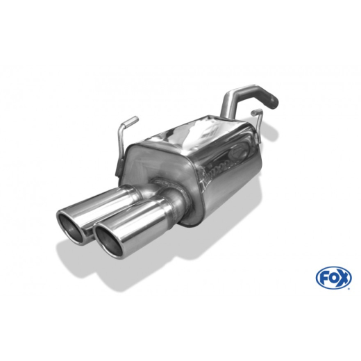 Fox Endschalldämpfer 2x80mm
