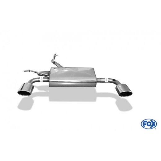Fox Duplex-Endschalldämpfer je 1x115x85mm