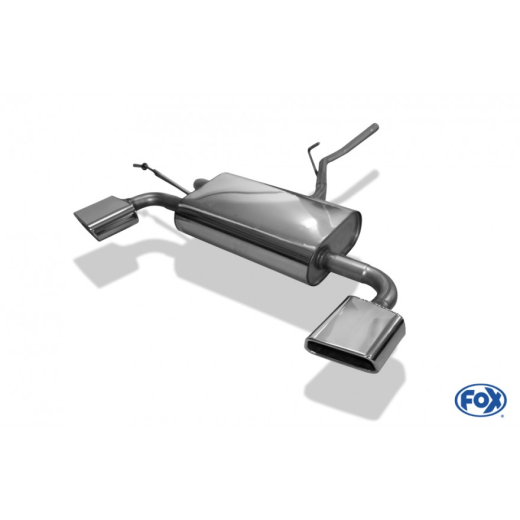 Fox Duplex-Endschalldämpfer 1x145x65mm