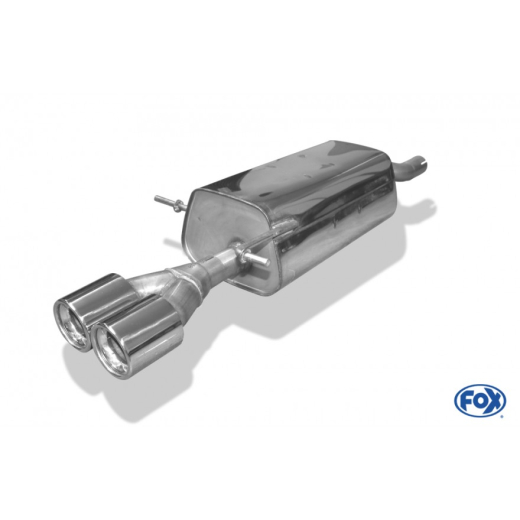 Fox Endschalldämpfer 2x80mm