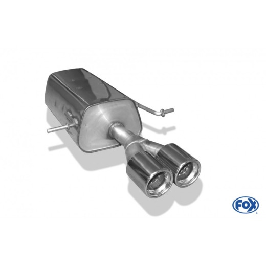Fox Endschalldämpfer 2x80mm