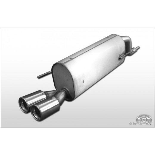 Fox Endschalldämpfer 2x76mm