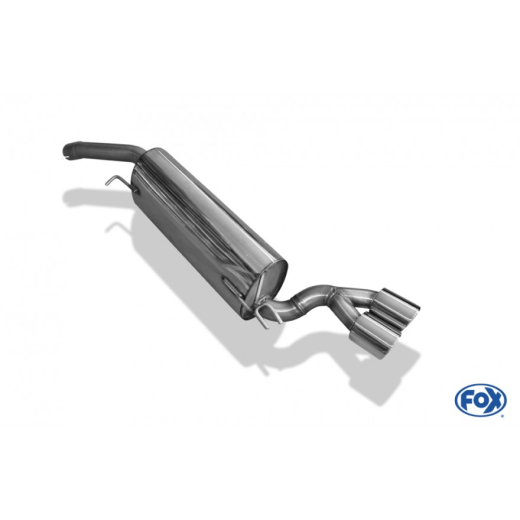 Fox Endschalldämpfer 2x80mm