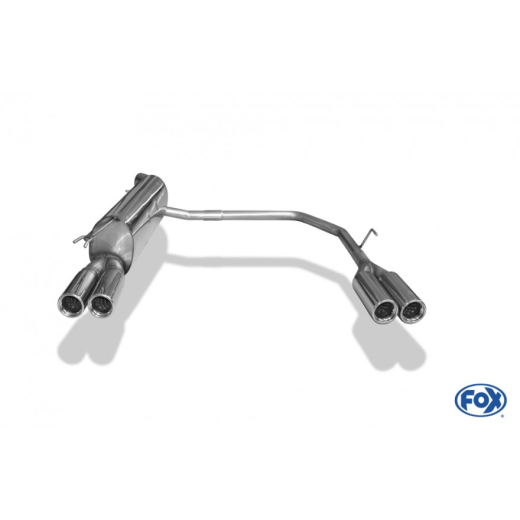 Fox Duplex-Endschalldämpfer je 2x76mm