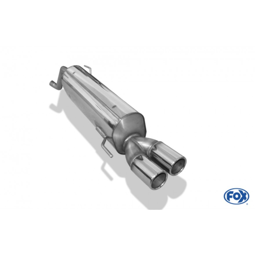 Fox Endschalldämpfer 2x76mm