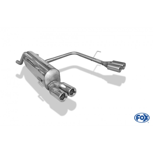 Fox Duplex-Endschalldämpfer je 2x76mm