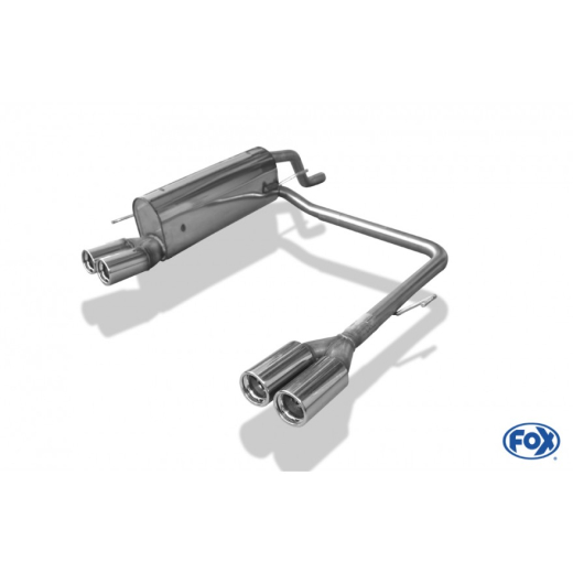 Fox Duplex-Endschalldämpfer je 2x76mm