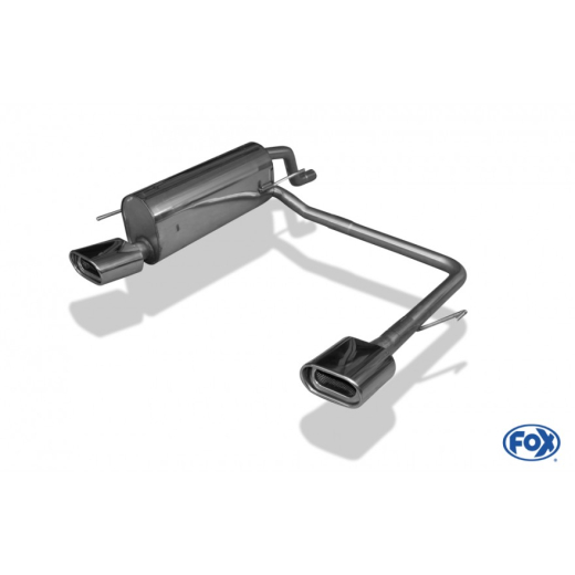 Fox Duplex-Endschalldämpfer je 1x135x80mm