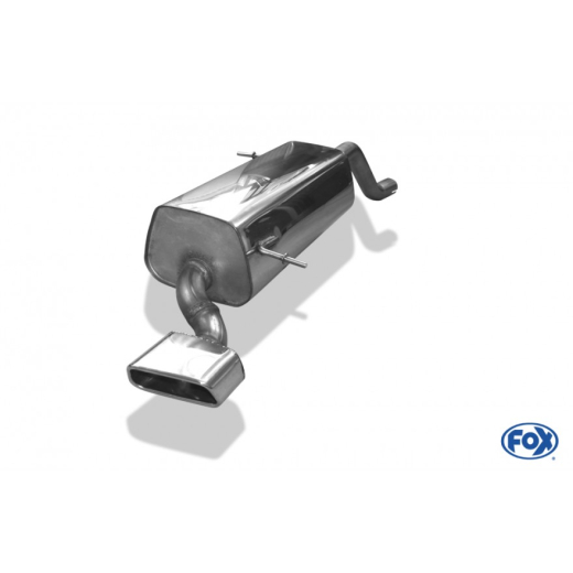 Fox Endschalldämpfer 1x145x65mm