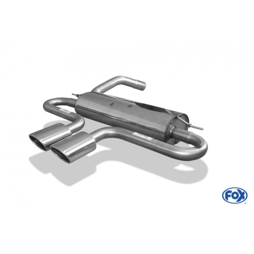 Fox Endschalldämpfer 2x115x85mm